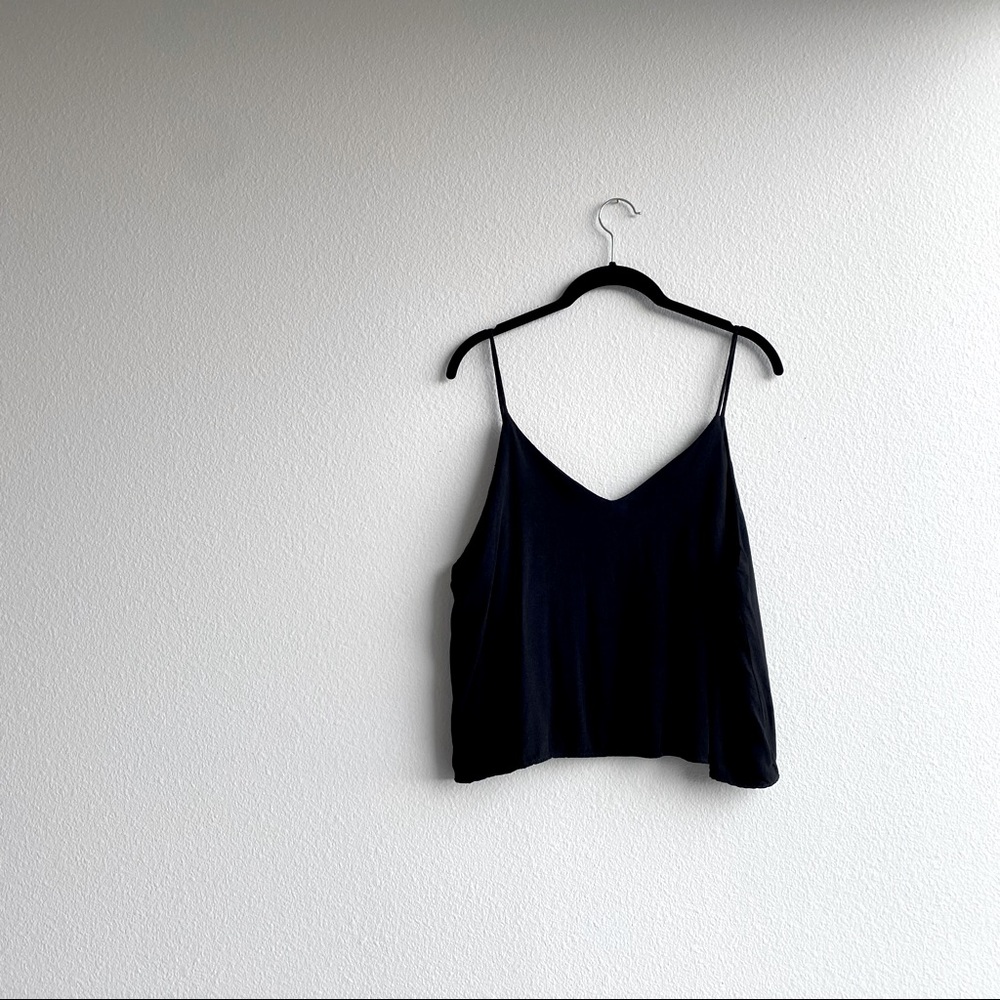 CJLA "Beth" Tank Top, Black - Carly Jean Los Angeles.